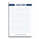 Navy Ribbon Banner Notepads Image 1 of 2